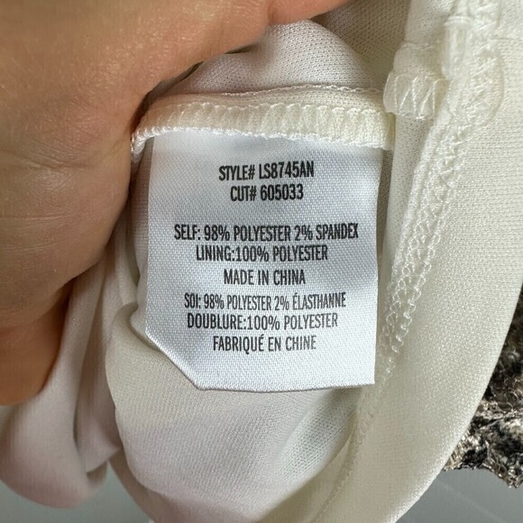 Anthropologie Eva Franco Willow Snake Printed Blouse NWT Size Medium - Picture 15 of 15